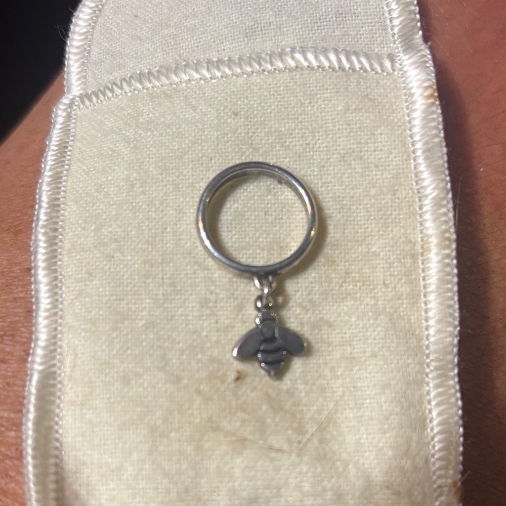James Avery Rare 1st edition Honeybee dangle ring